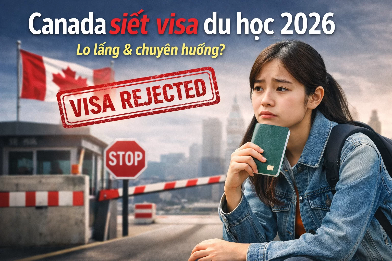 Canada ngưng cấp visa du học 2026? Định hướng nào cho du học sinh.